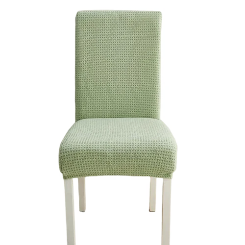 Housse de chaise en Jacquard Vert