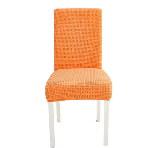 Housse de chaise en Jacquard Orange