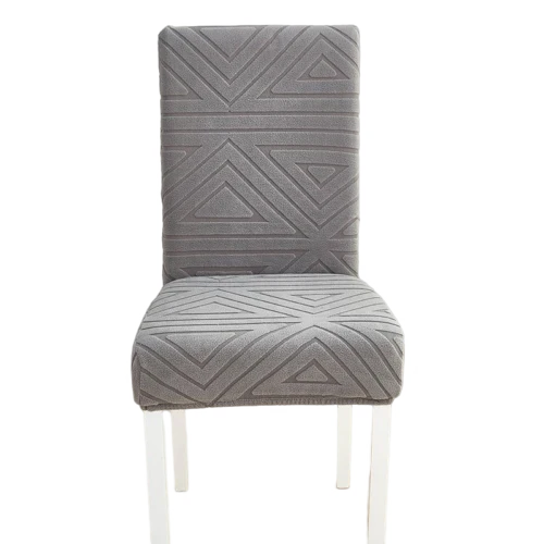 Housse de chaise Triangle Gris