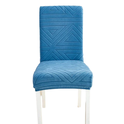 Housse de chaise Triangle Bleu