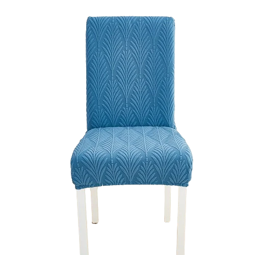 Housse de chaise Florale Bleue