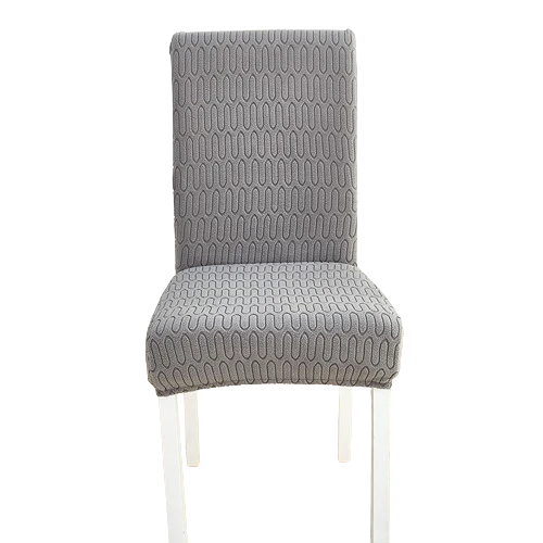 Housse de chaise Ondulation Gris