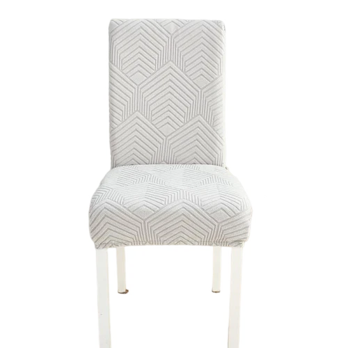 Housse de chaise Losange Gris Clair