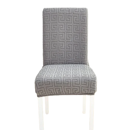 Housse de chaise Labyrinthe Gris