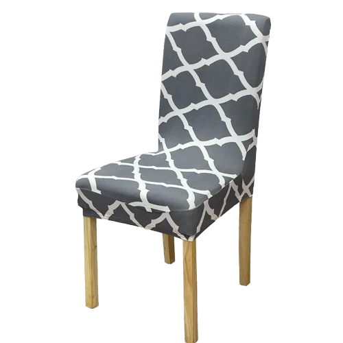 Housse de chaise Géométrique Gris