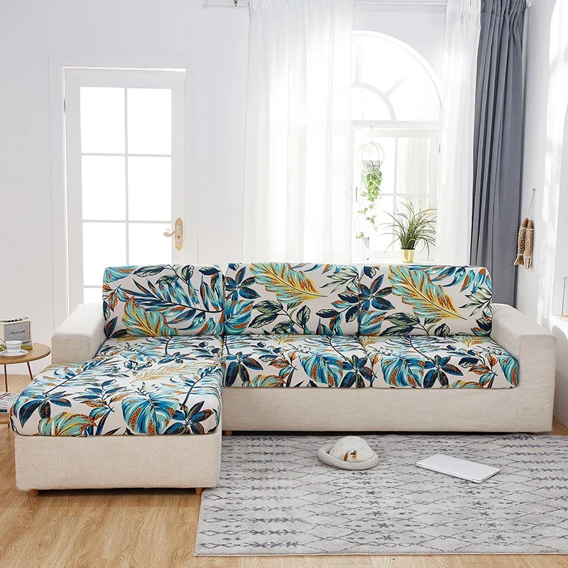 Housse de Coussin Canapé Florale Colorée