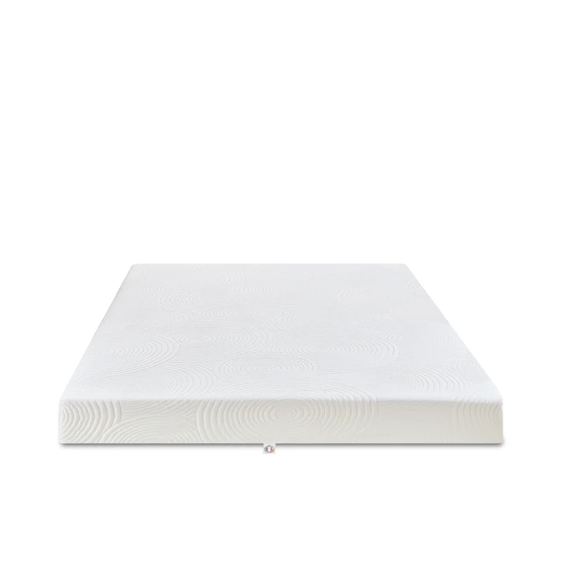 Ensemble Vosges - Matelas mousse haute densité + Sommier - 15 cm d'épaisseur - Accueil équilibré, soutien ferme