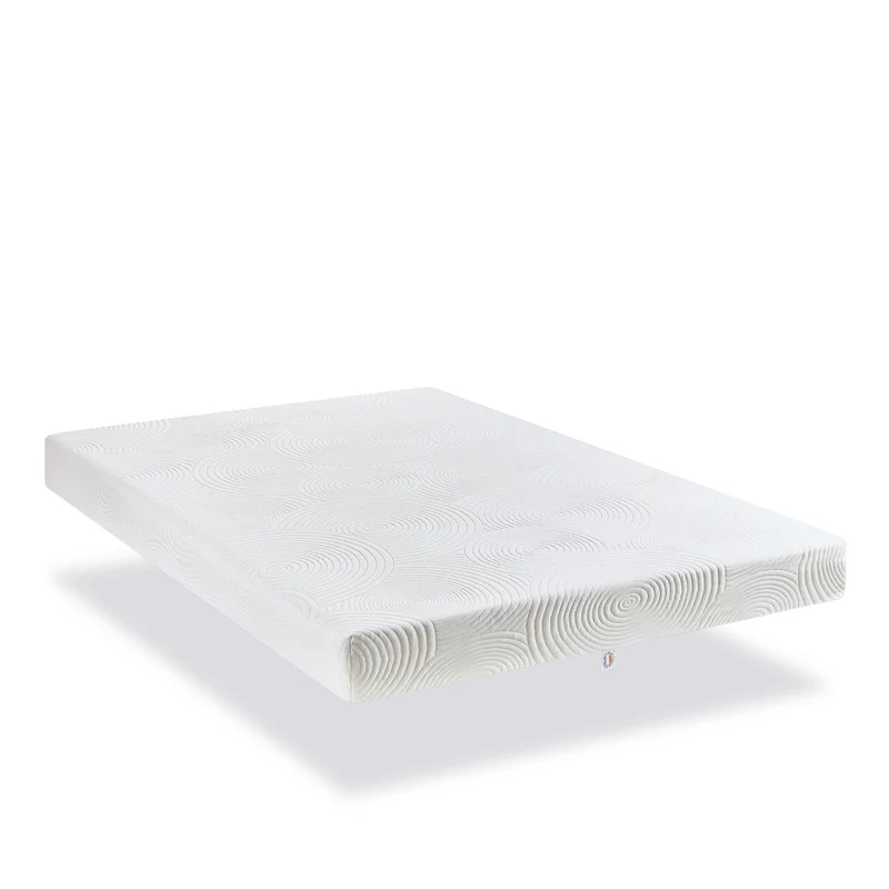 Ensemble Vosges - Matelas mousse haute densité + Sommier - 15 cm d'épaisseur - Accueil équilibré, soutien ferme