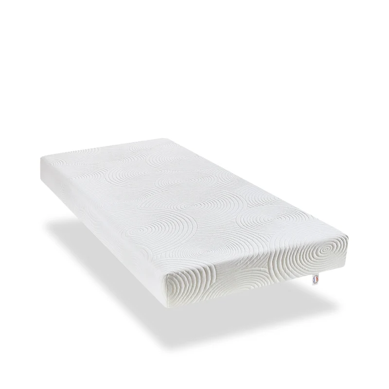 Ensemble Vosges - Matelas mousse haute densité + Sommier - 15 cm d'épaisseur - Accueil équilibré, soutien ferme