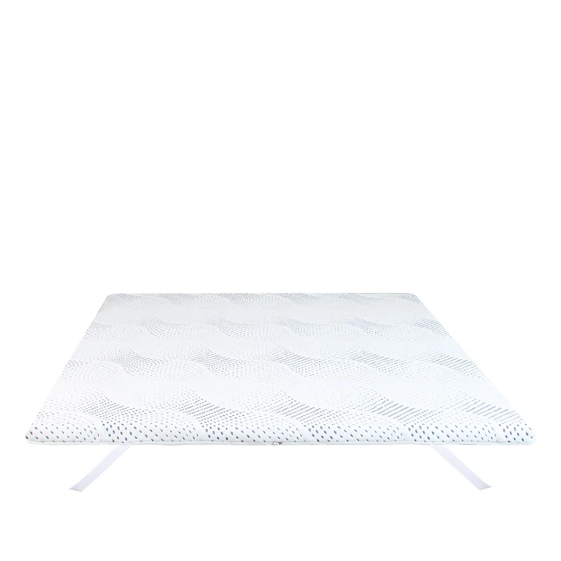 Surmatelas Viscotouch - Mémoire de forme + gel thermorégulant - Fabriqué en France - 5 cm d'épaisseur