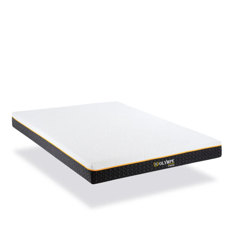Matelas Olympe - Mémoire de forme - Soutien ferme - Fabriqué en France - 21 cm d'épaisseur