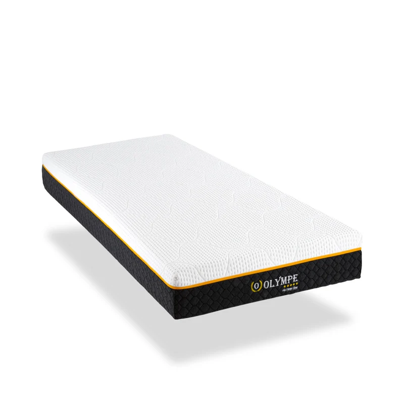 Matelas Olympe - Mémoire de forme - Soutien ferme - Fabriqué en France - 21 cm d'épaisseur