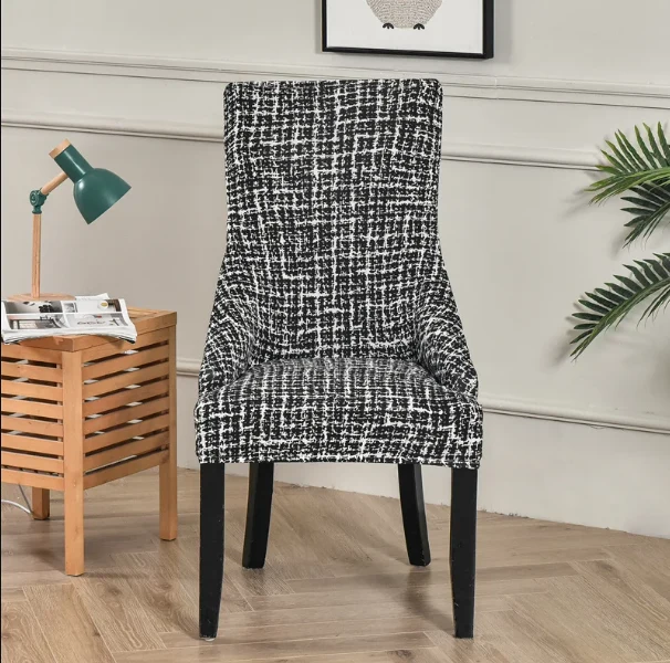 Housse de chaise Inclinée Pied-de-poule