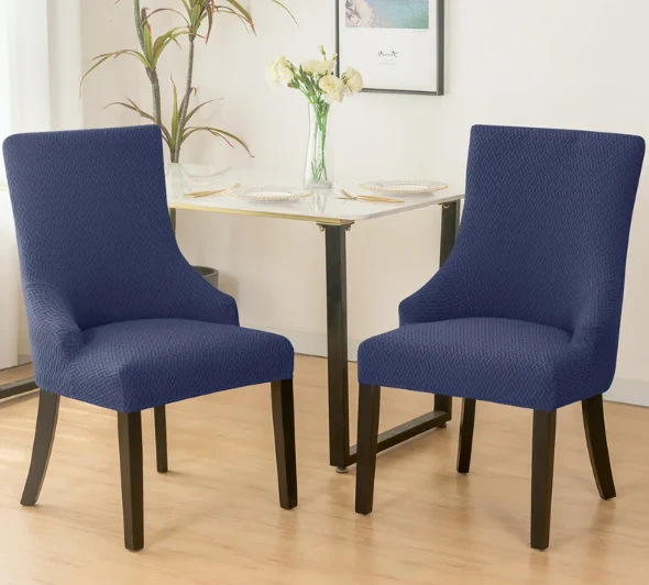 Housse de chaise Inclinée Bleu Marine