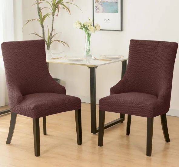 Housse de chaise Inclinée Marron