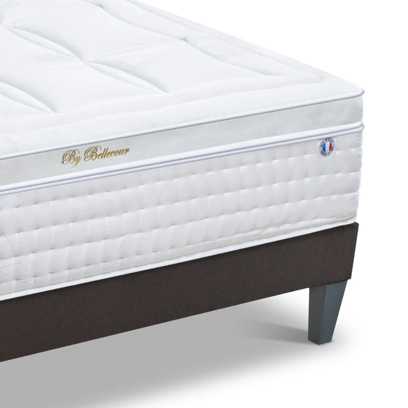 Pack prêt à dormir Empereur - Matelas + Sommier + Couette, oreillers, protège-matelas - 33 cm d'épaisseur