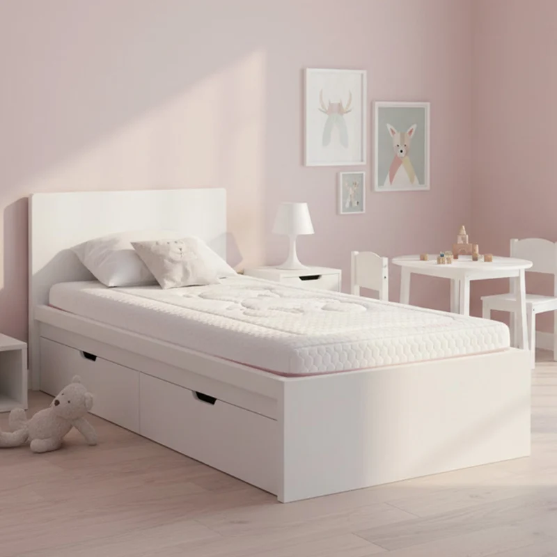 Matelas bébé Sweet Dreams Rose - Mousse déhoussable - Fabriqué en France - 14 cm d'épaisseur - Accueil moelleux