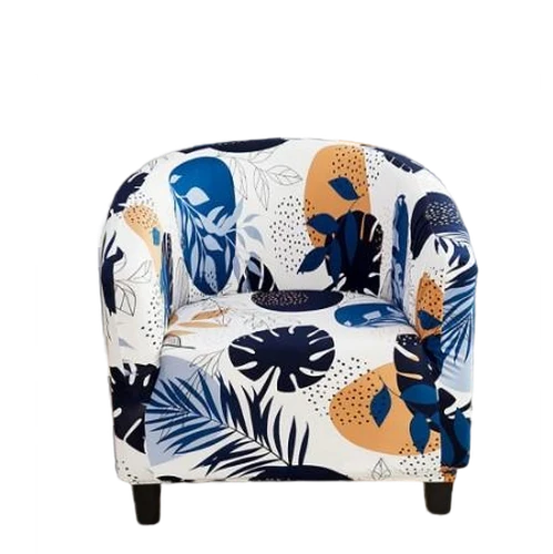 Housse fauteuil Cabriolet Fleurie Bleu