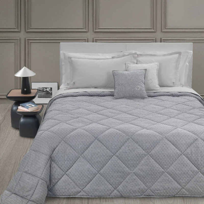 Copriletto Primaverile Straw in Raso Jacquard 90 gr/mq