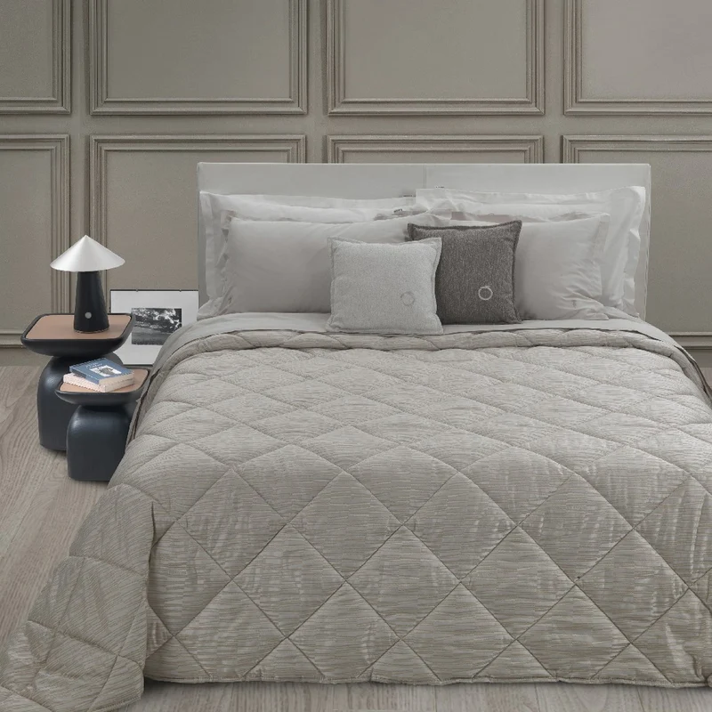 Copriletto Primaverile Tract in Raso Jacquard 90 gr/mq