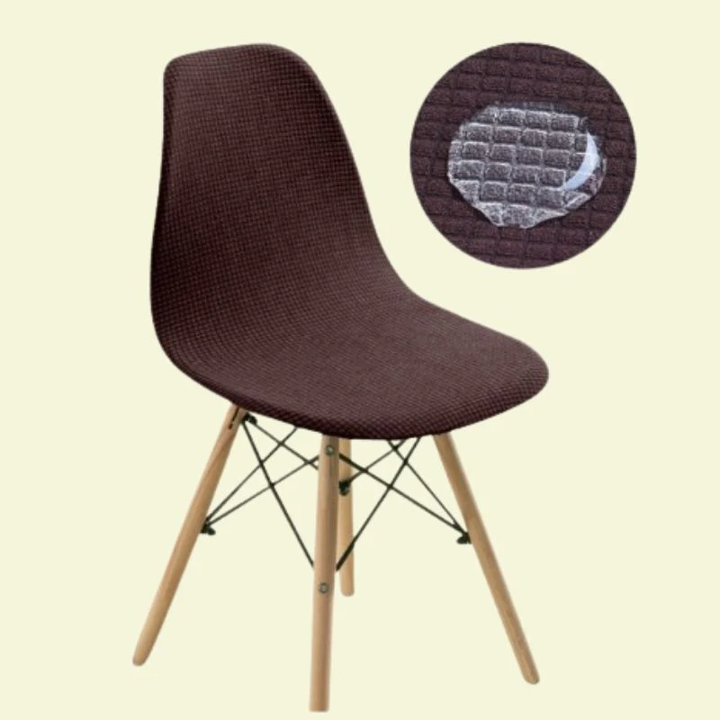Housse chaise Scandinave Universelle Marron Foncé