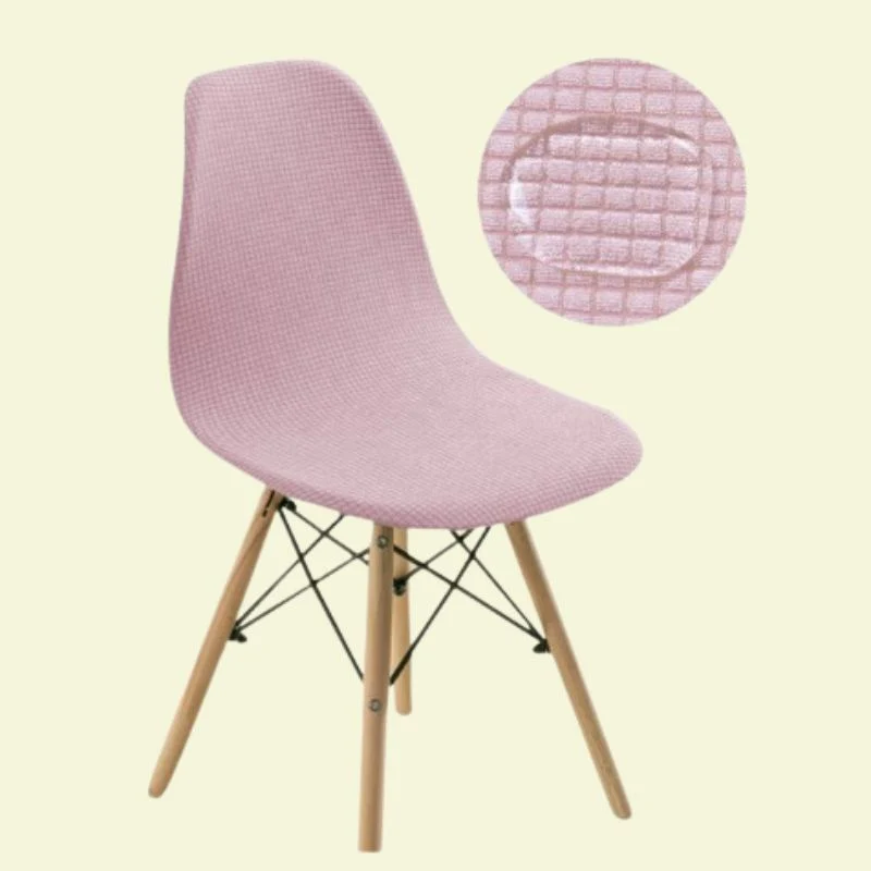 Housse chaise Scandinave Imperméable Rose Pale