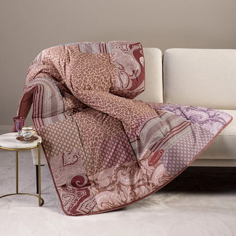 Plaid Scaldotto Panther in Cotone Pettinato 250 gr/mq