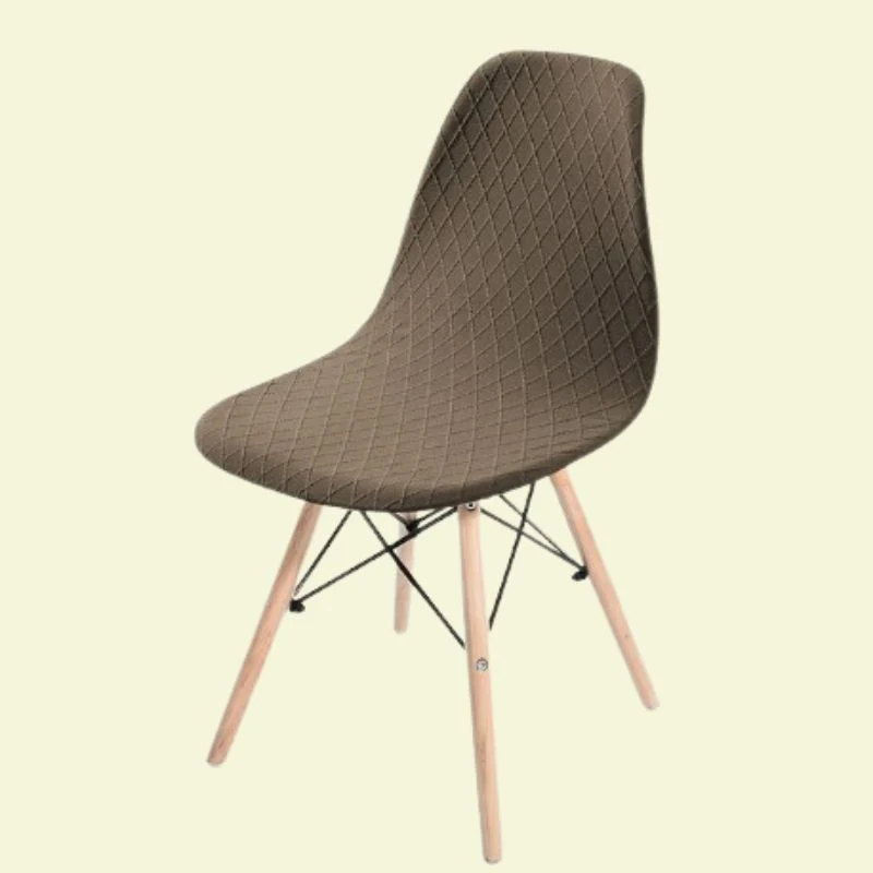 Housse chaise Scandinave Universelle Marron Clair
