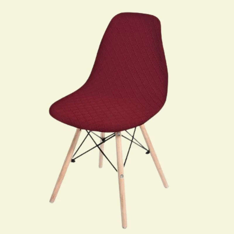 Housse chaise Scandinave Universelle Bordeaux