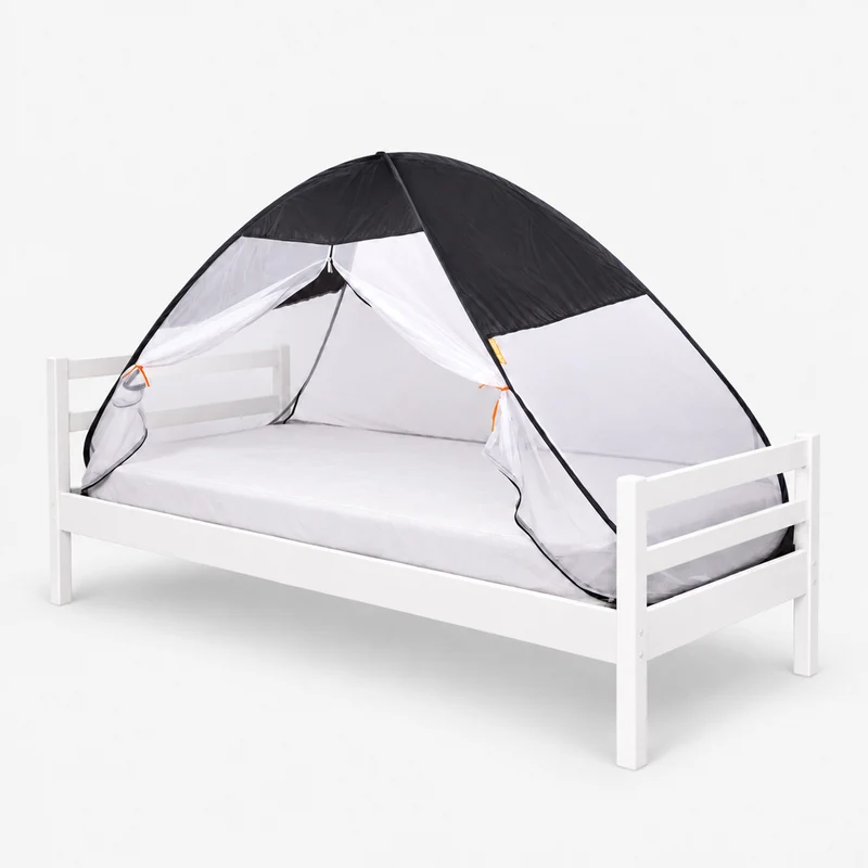 Tente de lit pop-up Gris 200x90