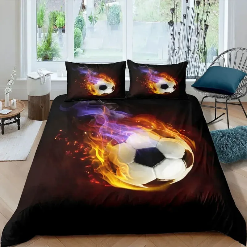 Housse de Couette Foot Noire