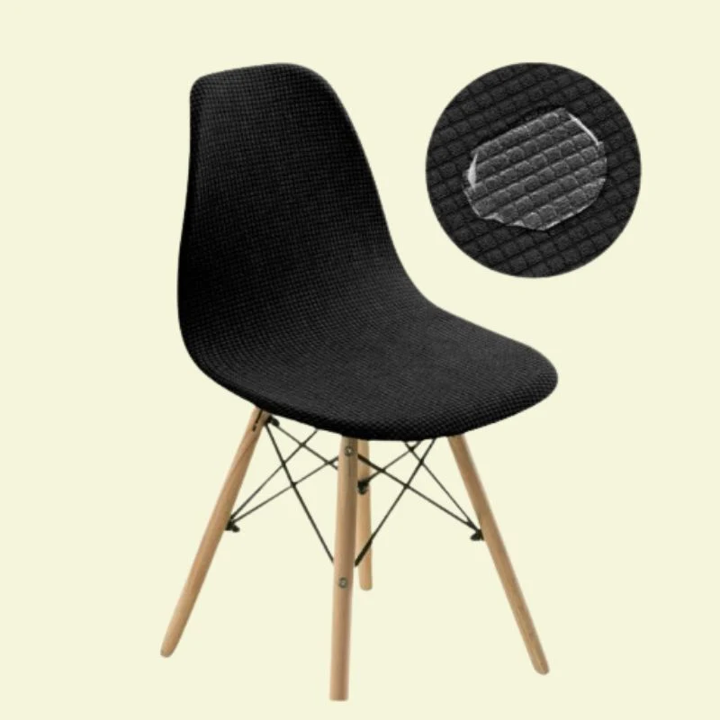 Housse chaise Scandinave Imperméable Noire