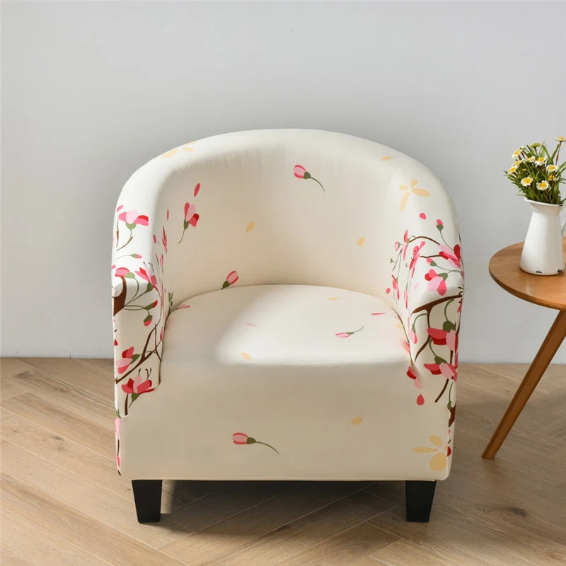 Housse fauteuil Cabriolet Fleurie Rose