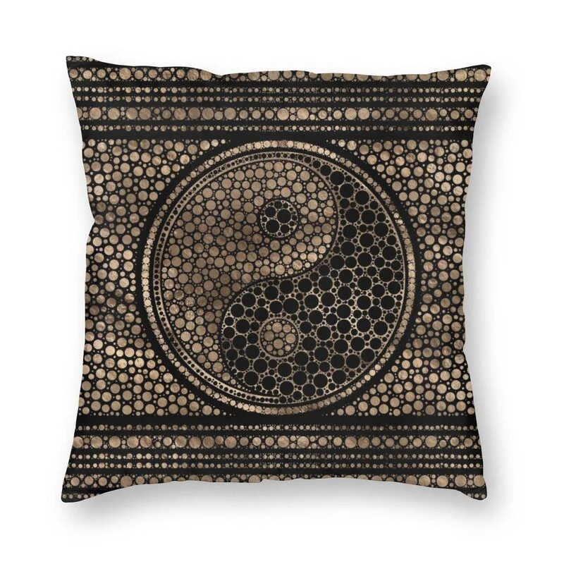 Housse de coussin Yin Yang