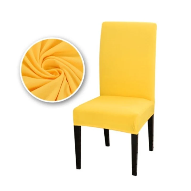 Housse de chaise Jaune