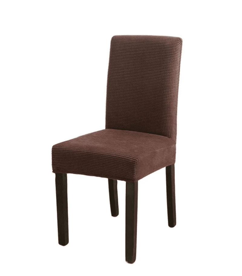 Housse de chaise Marron
