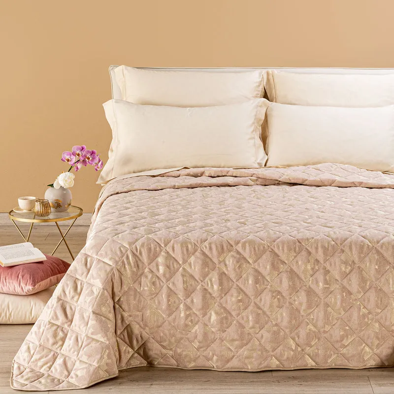 Copriletto Primaverile nabucco in Raso Jacquard 80 gr/mq