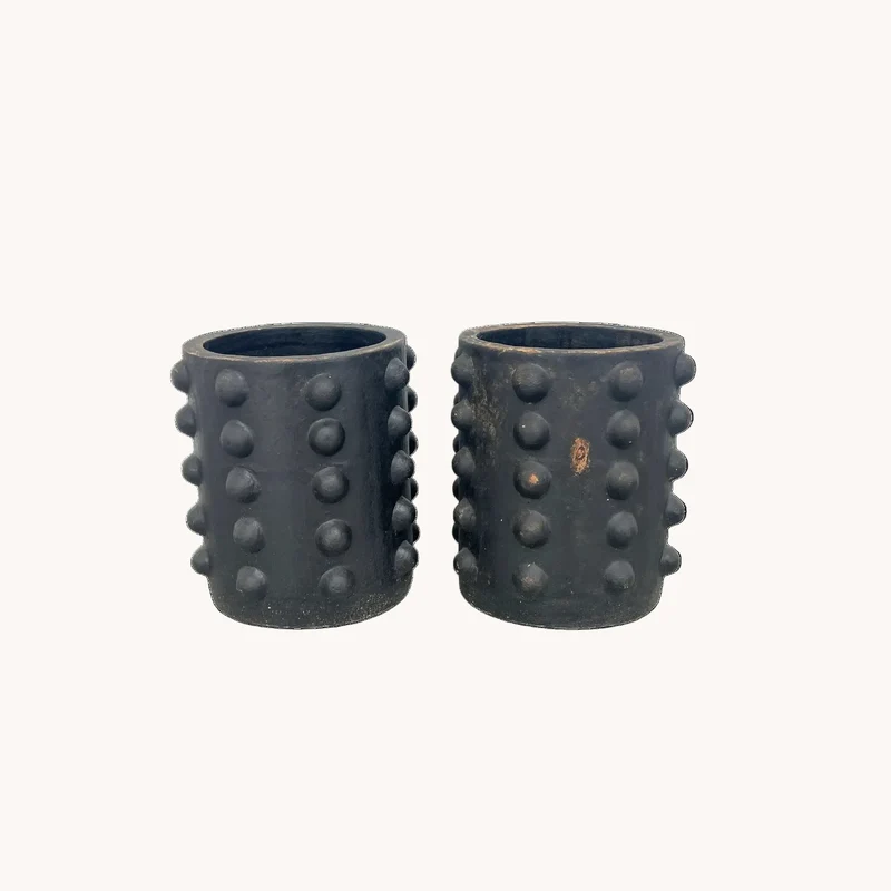 Vintage Raised Relief Ceramic Planter - 1 Available
