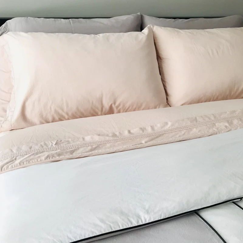 Ensemble draps en coton égyptien et rayonne de bambou