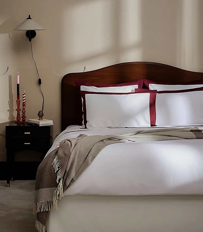Parure de lit Satin de Coton Bicolore