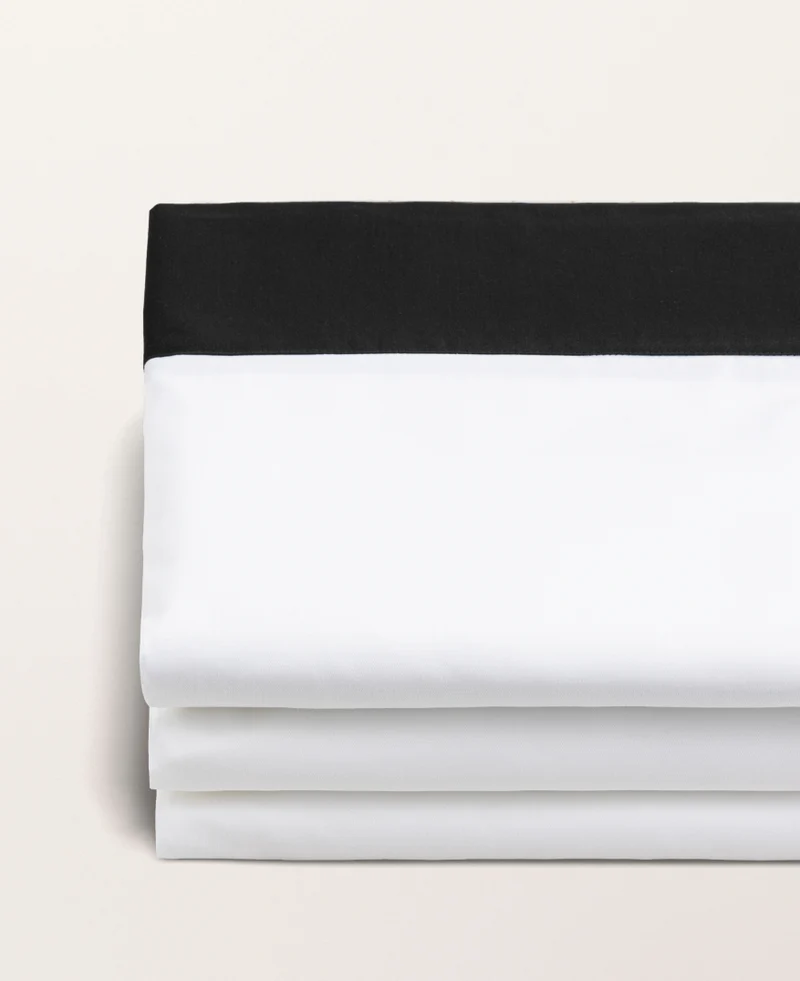Drap plat Bicolore Satin