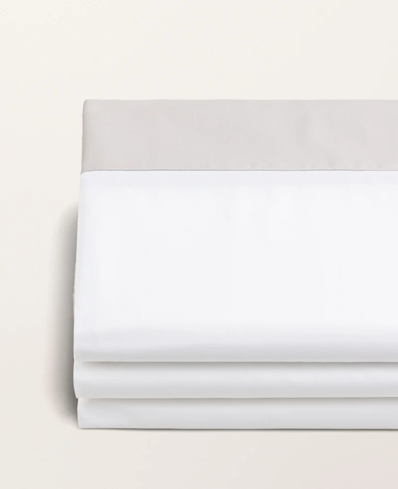 Drap plat Bicolore Satin