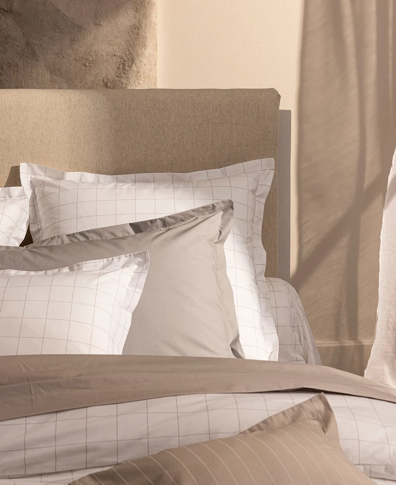 Set de 2 Taies d'Oreiller Percale Imprimé
