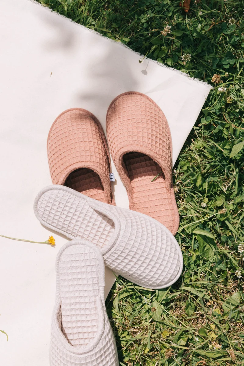 Chaussons en Nid d'Abeille