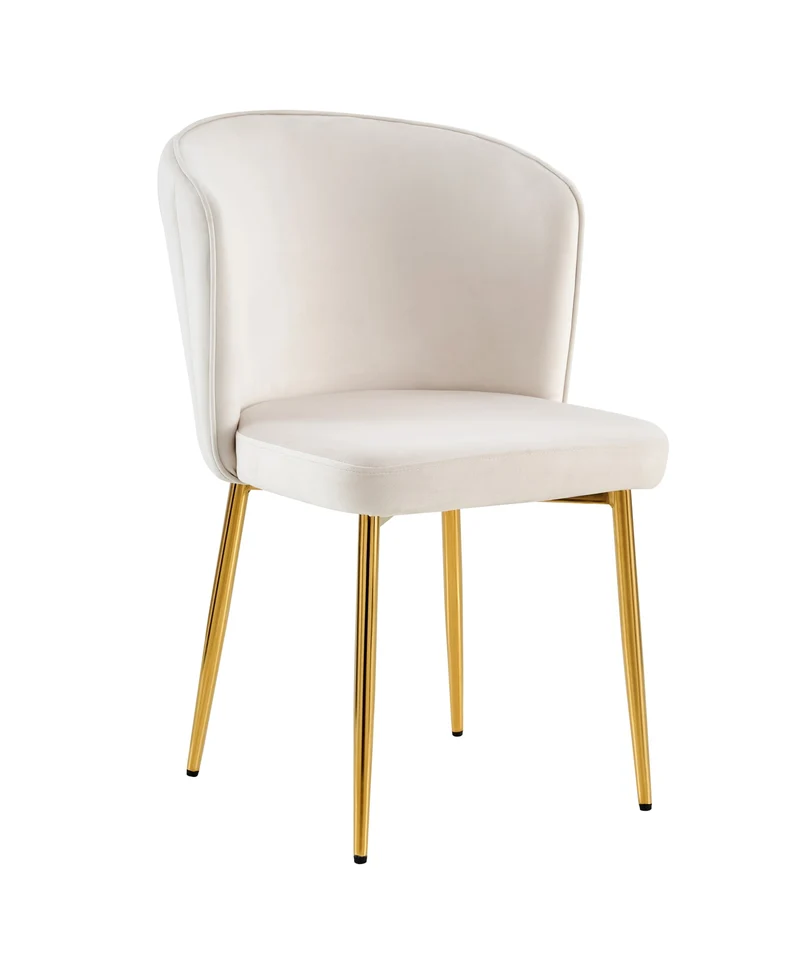 CHAISE DIANA GOLD VELOURS BEIGE