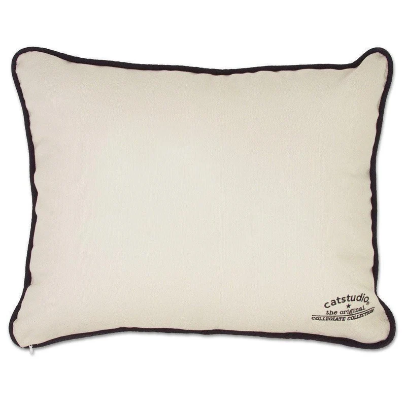 Ole Miss (University of Mississippi) Embroidered CatStudio Pillow