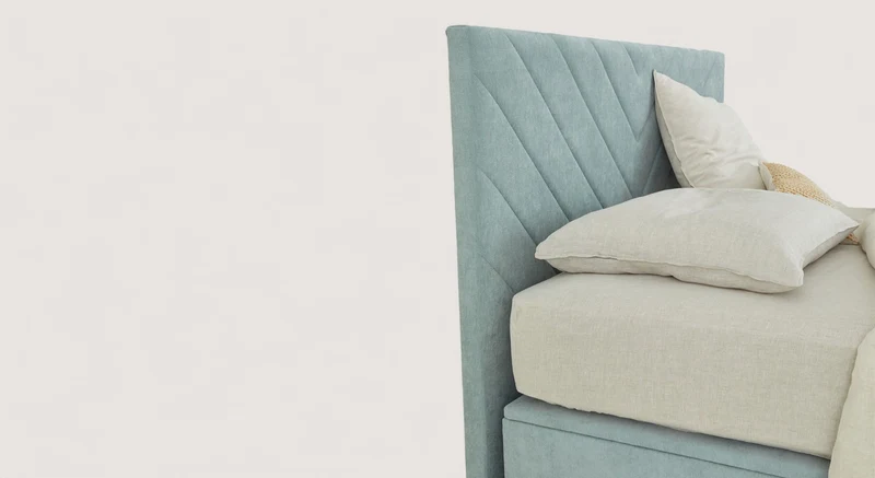 Tête de lit CHEVRON VE Vert amande