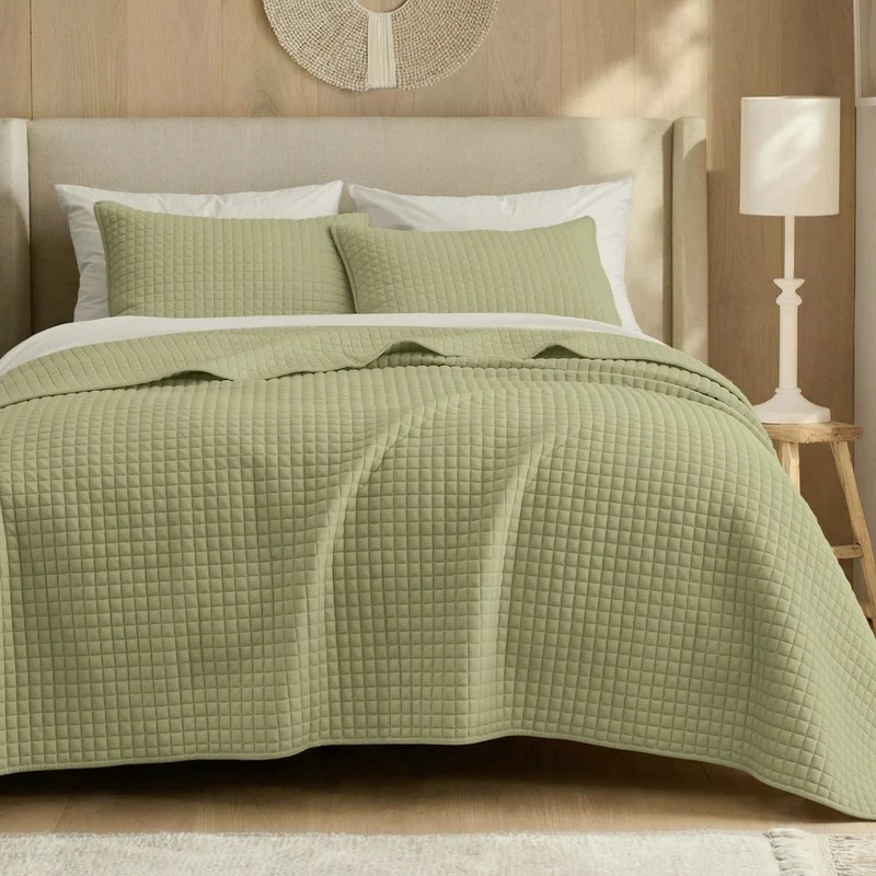 Wonderful® Textured Waffle Quilt Set | All-Season Comfort Bedspread