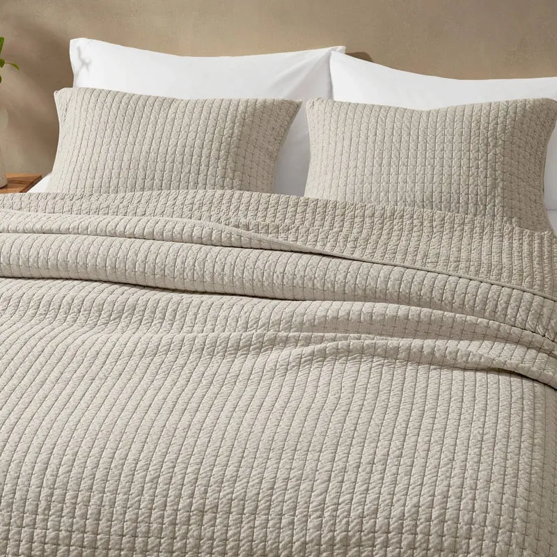 Wonderful 100% Cotton Jersey Knit Reversible Quilt Set – Soft, Breathable, All-Season Bedding