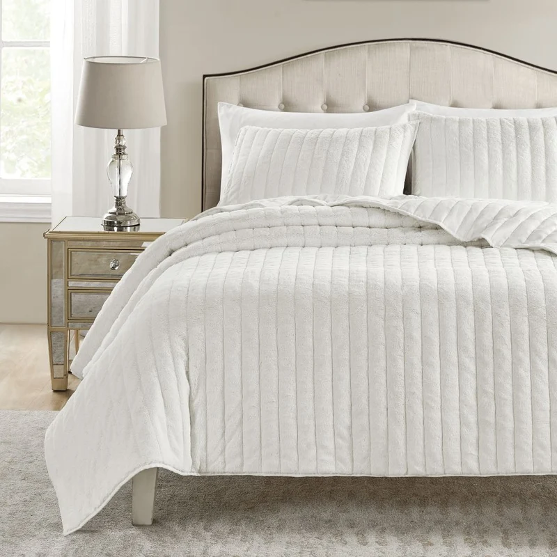 Wonderful Bedding Ultra Soft Plush Reversible Melange 3-Piece Comforter Set